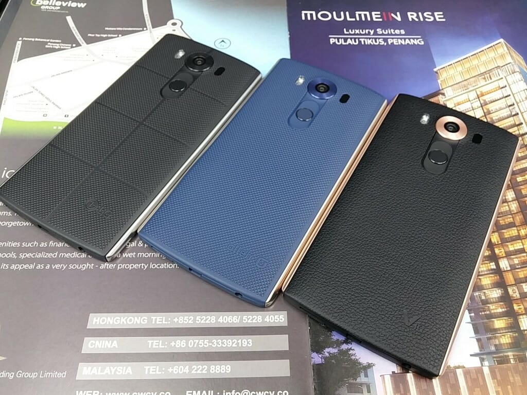 一門三傑 LG V10 黑金 黑鋼 藍色 同步發售