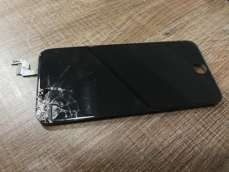 「iPhone 換MON」iphone 6S PLUS 爆玻璃 爆液晶 即場手機爆芒維修不影響資料