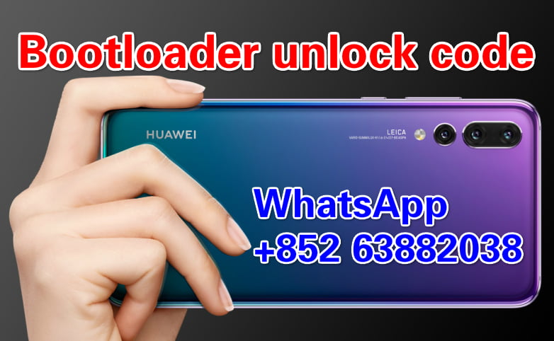 Huawei bootloader unlock code